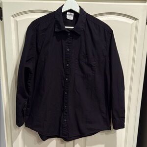 GAP Black Button Down Big Shirt